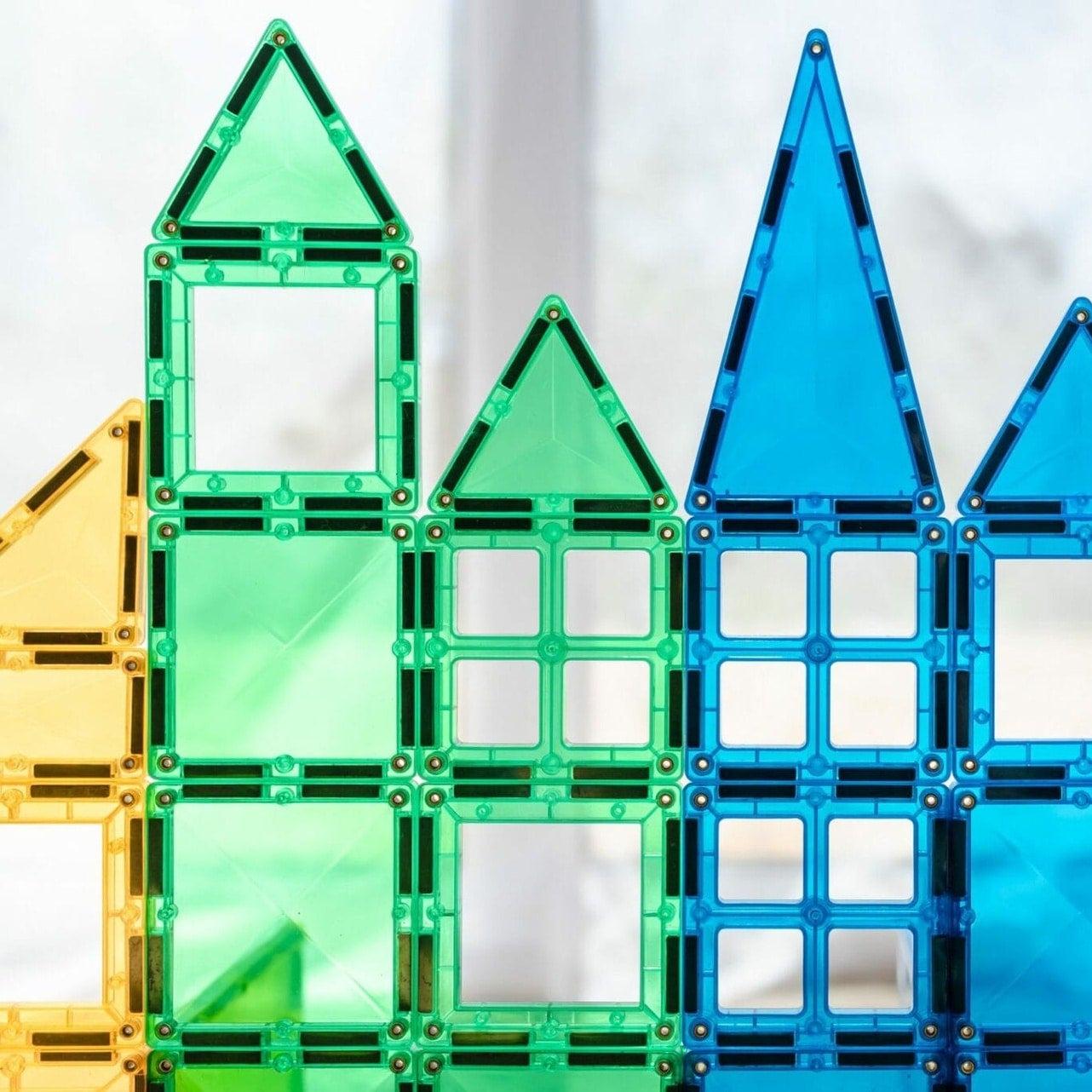 Connetix Tiles Magnetic Building Tiles Rainbow Mega Pack – 212 Piece
