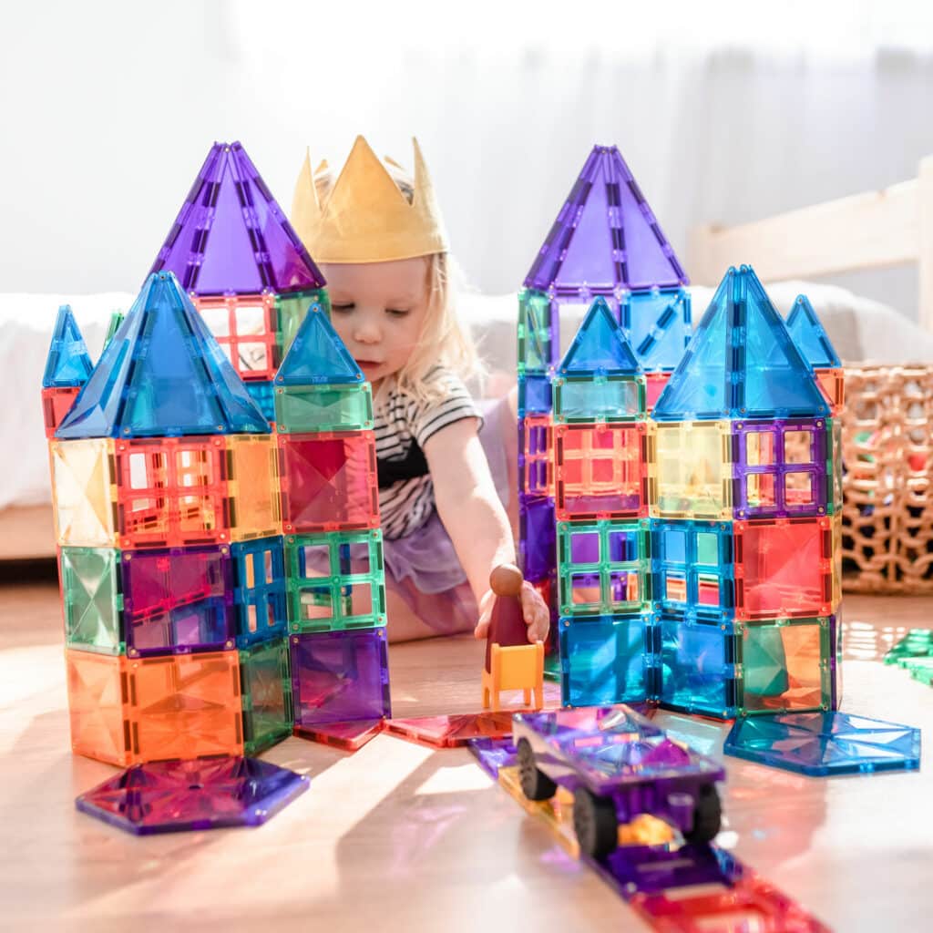 Connetix Tiles Magnetic Building Tiles Rainbow Mega Pack – 212 Piece