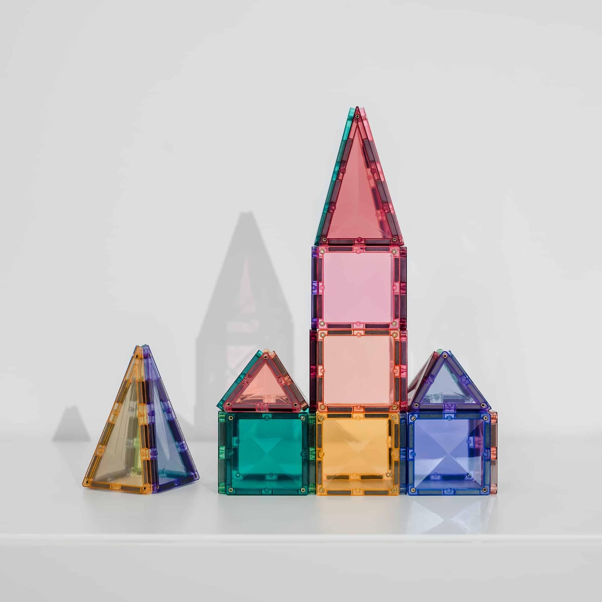 Connetix Tiles Magnetic Building Tiles Pastel Mini Pack – 32 Piece