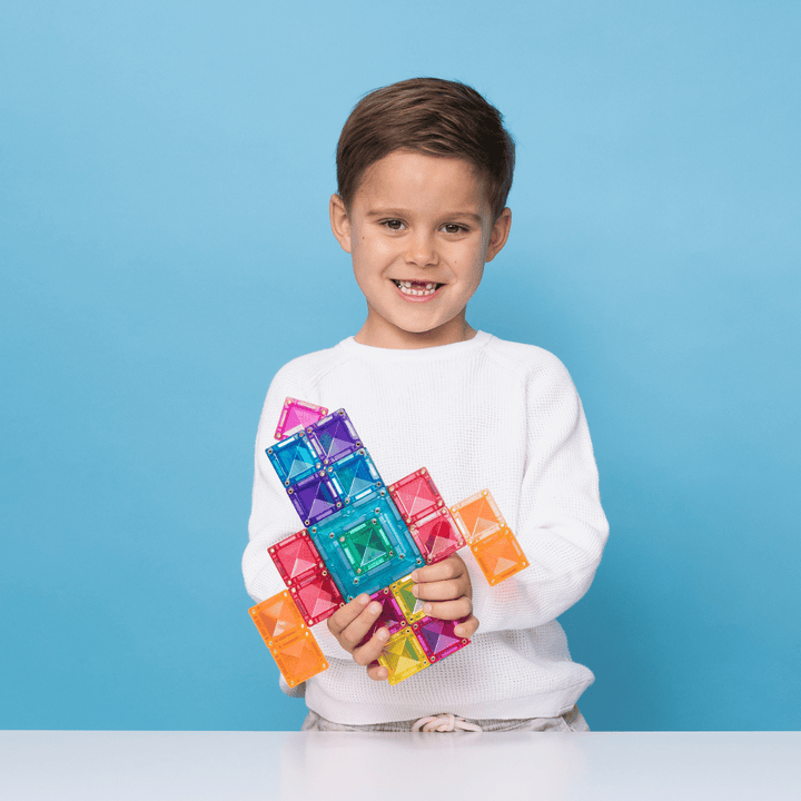 Connetix Tiles Magnetic Building Tiles Bright Portal Pack – 48 Piece