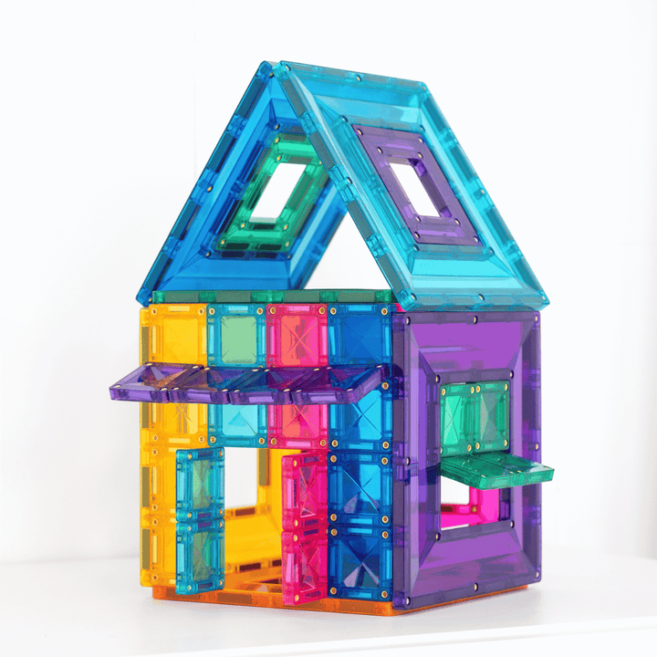 Connetix Tiles Magnetic Building Tiles Bright Portal Pack – 48 Piece