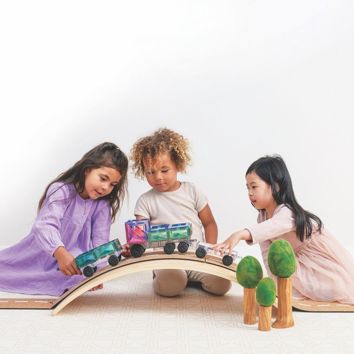 Connetix Tiles Magnetic Building Tiles Pastel Transport Pack – 50 Piece