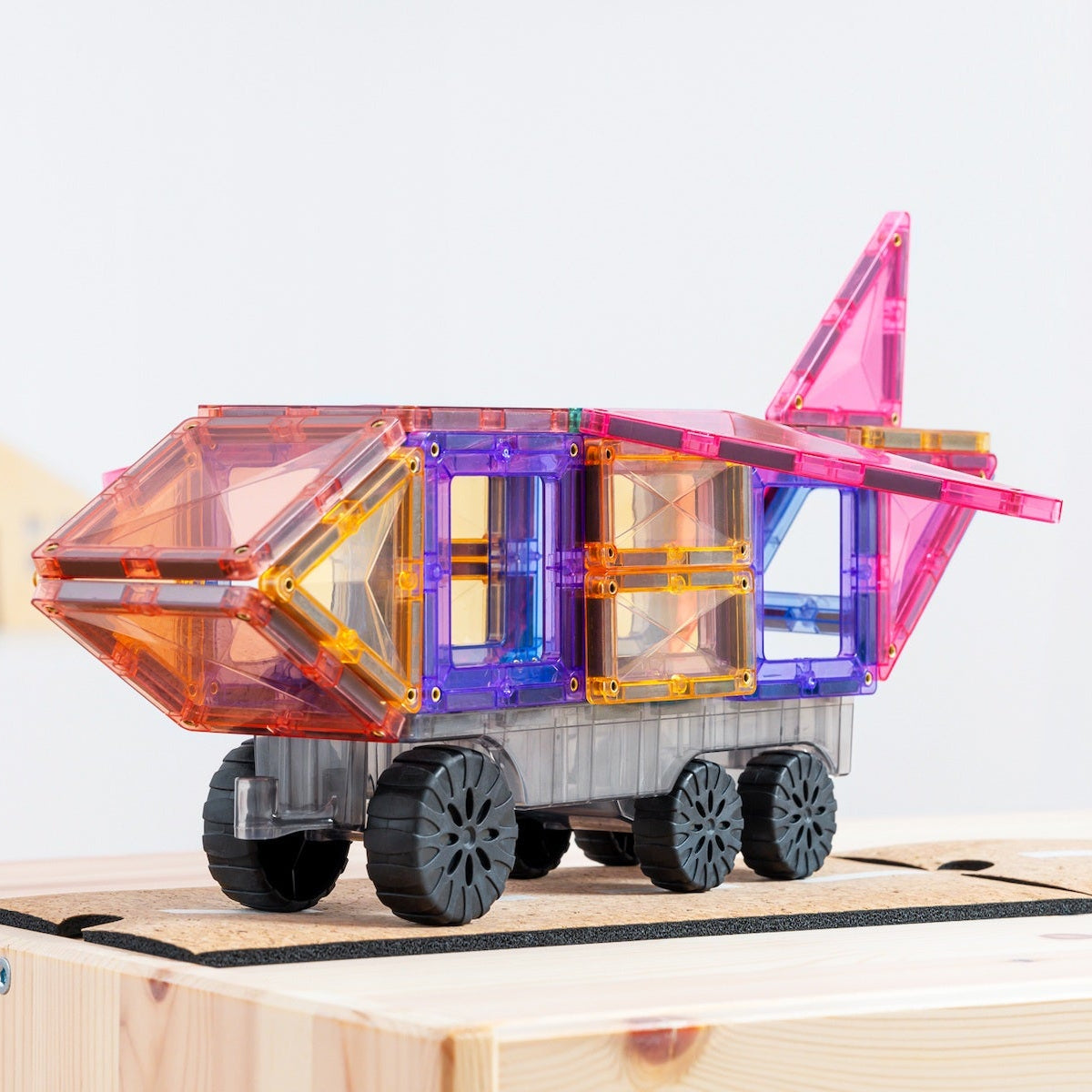 Connetix Tiles Magnetic Building Tiles Pastel Transport Pack – 50 Piece