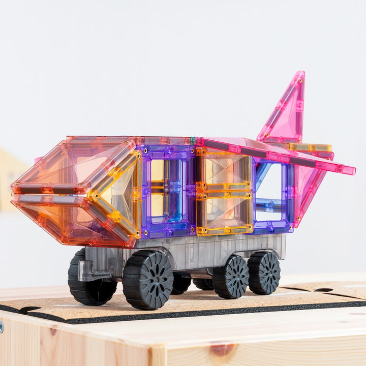 Connetix Tiles Magnetic Building Tiles Pastel Transport Pack – 50 Piece