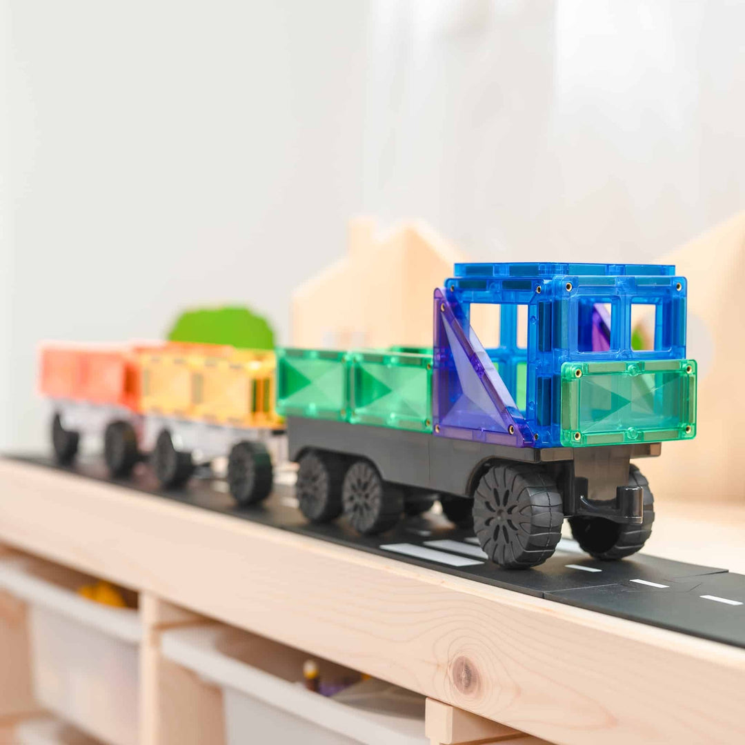 Connetix Tiles Magnetic Building Tiles Rainbow Transport Pack – 50 Piece