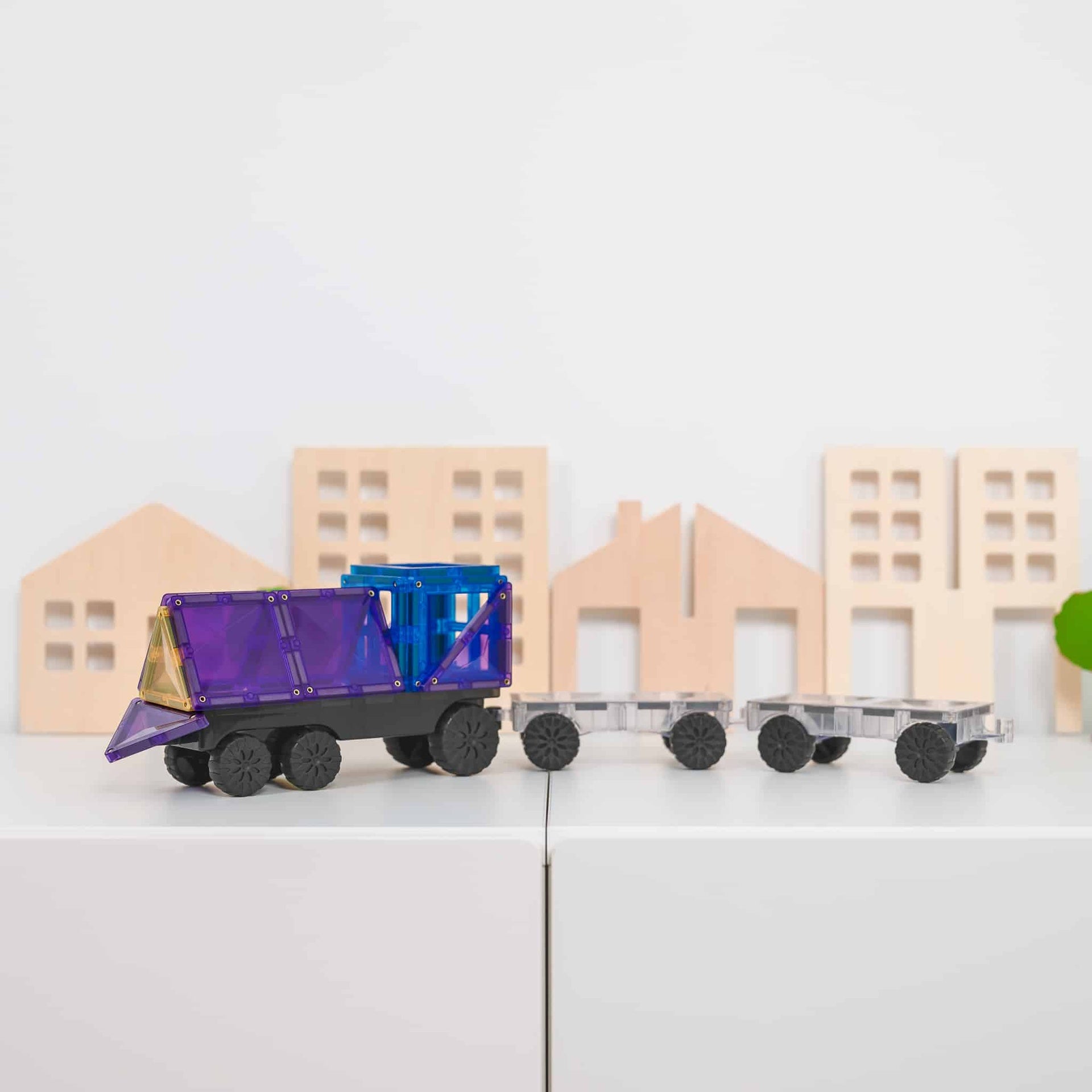 Connetix Tiles Magnetic Building Tiles Rainbow Transport Pack – 50 Piece