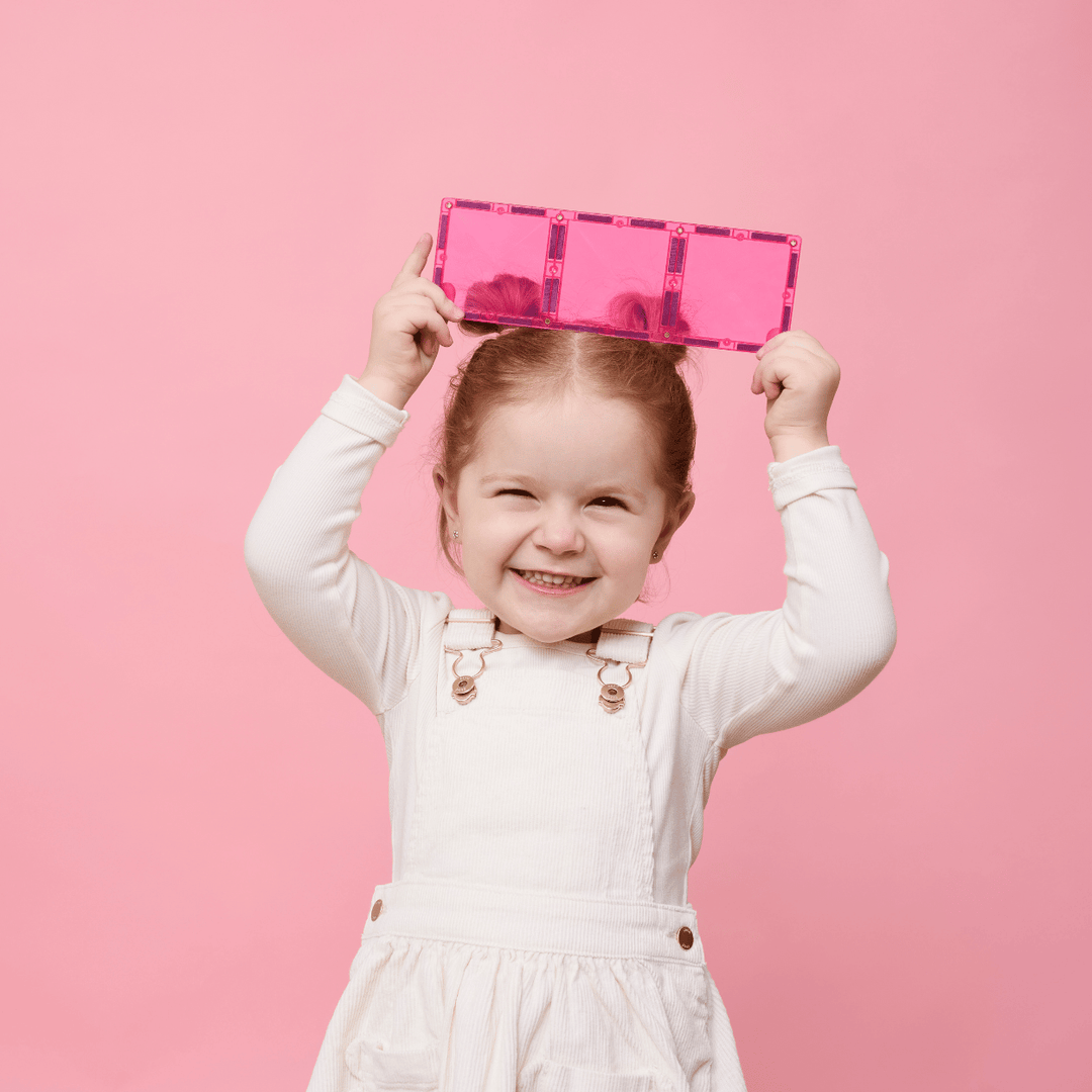 Connetix Tiles Magnetic Building Tiles Pink Charity Pack – 20 Piece