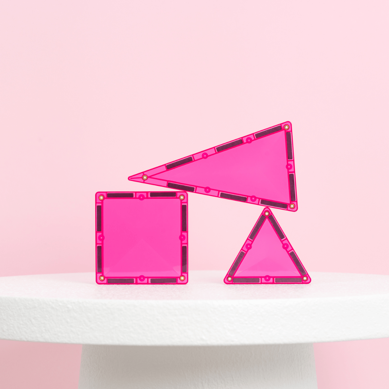 Connetix Tiles Magnetic Building Tiles Pink Charity Pack – 20 Piece