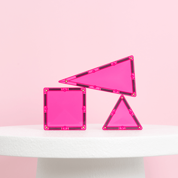 Connetix Tiles Magnetic Building Tiles Pink Charity Pack – 20 Piece