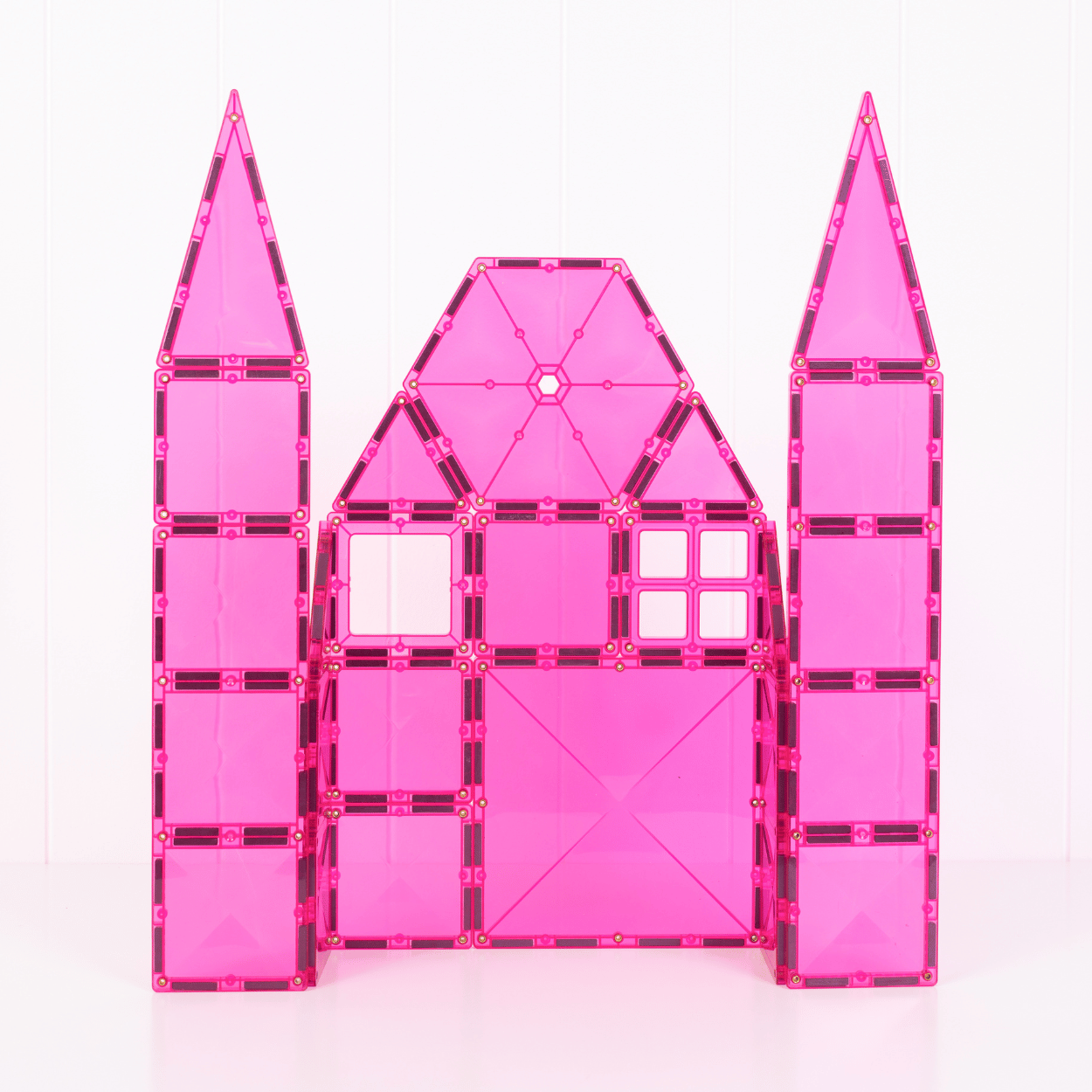 Connetix Tiles Magnetic Building Tiles Pink Charity Pack – 20 Piece