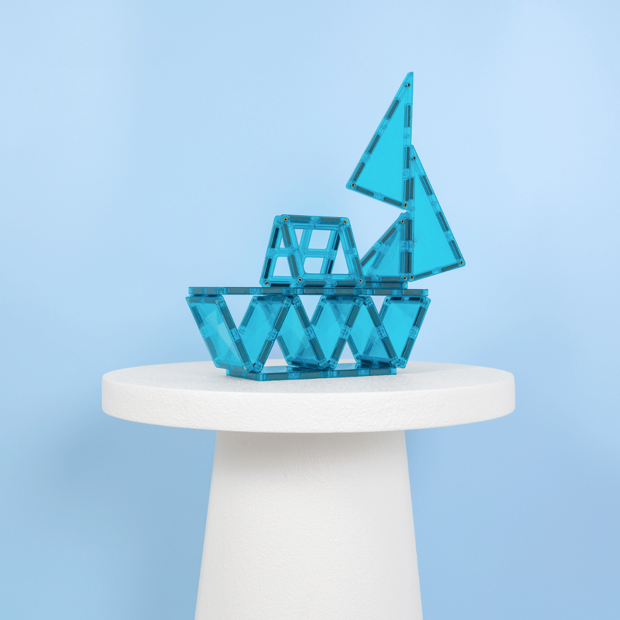 Connetix Tiles Magnetic Building Tiles Teal Charity Pack – 20 Piece