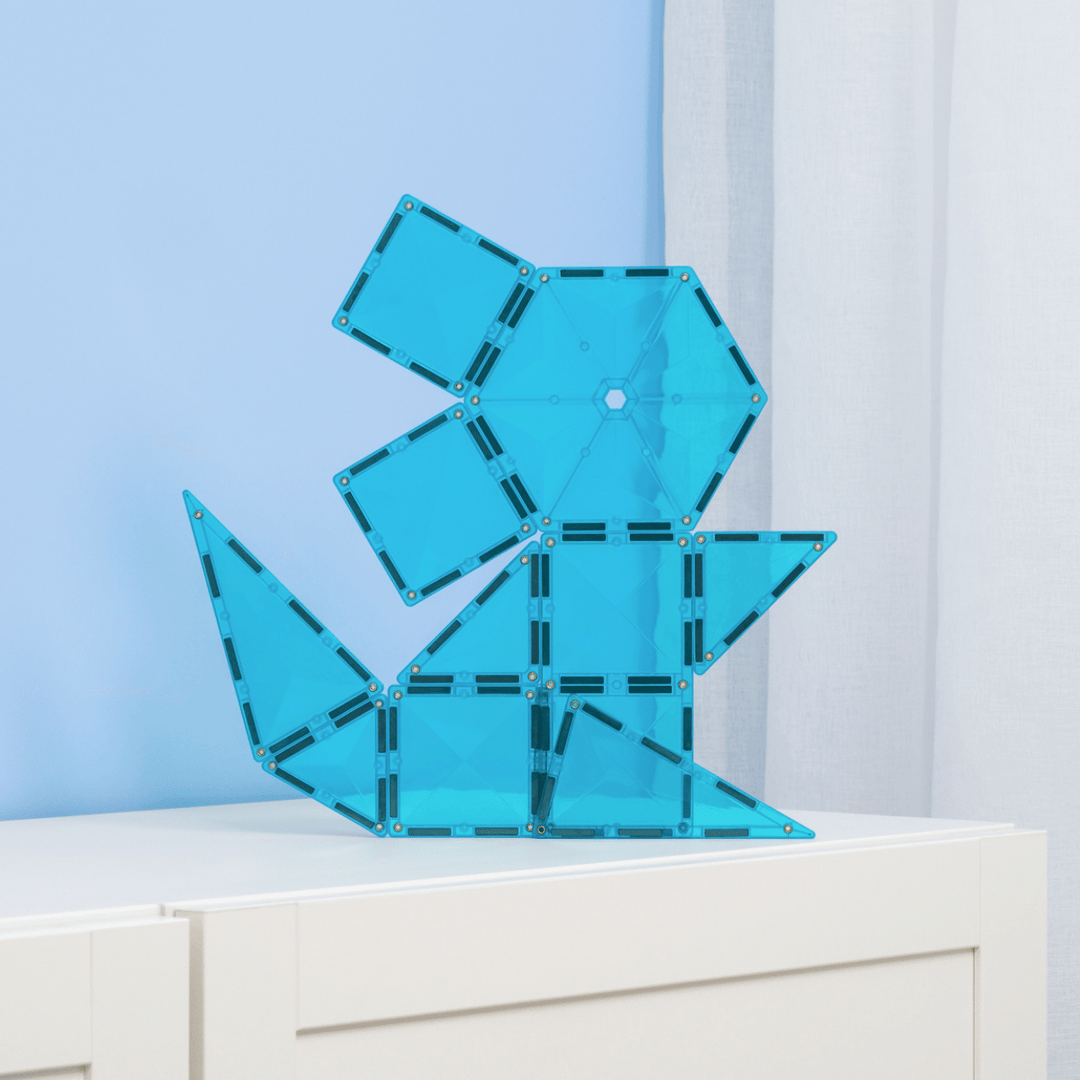 Connetix Tiles Magnetic Building Tiles Teal Charity Pack – 20 Piece