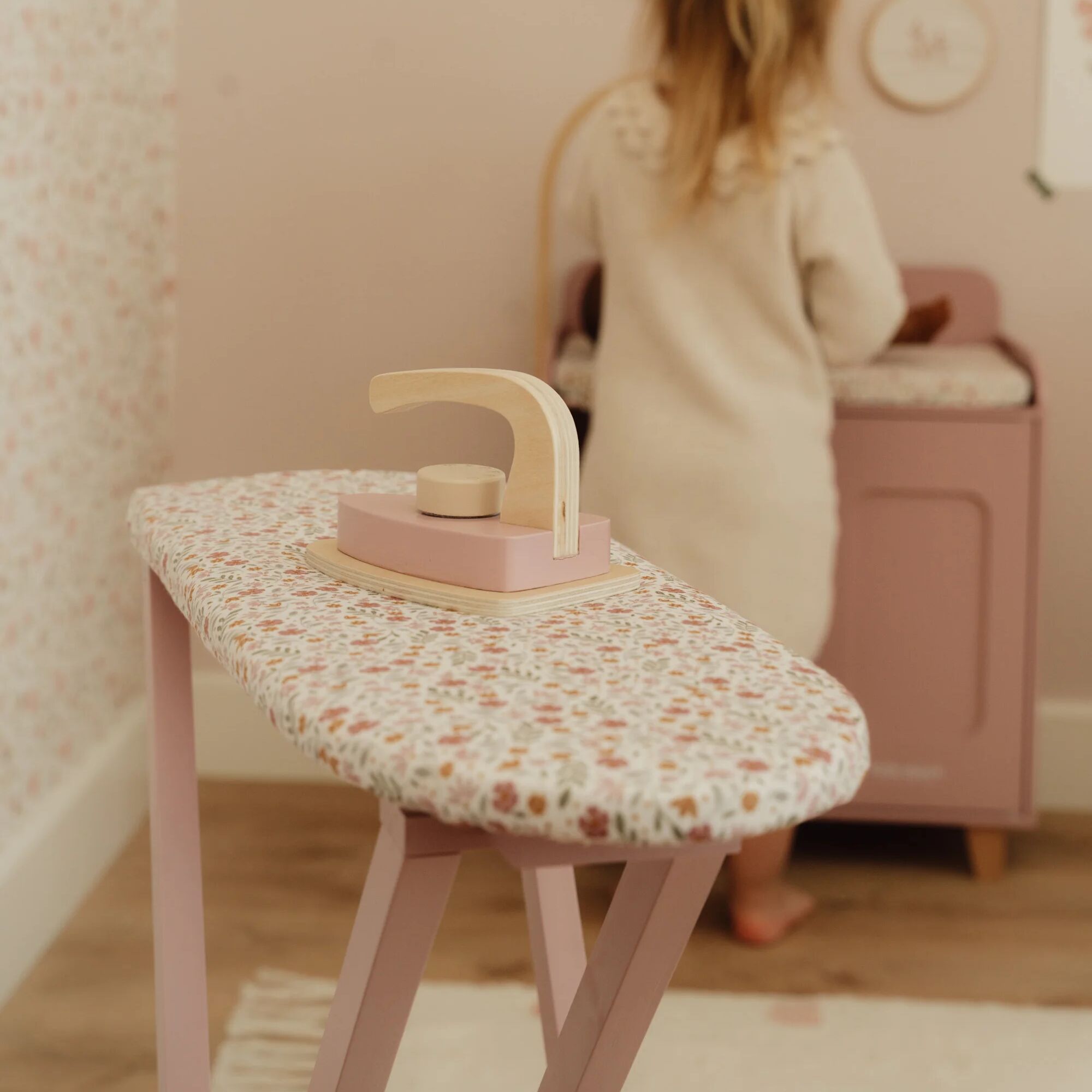 Little Dutch Wooden Ironing Board Playset