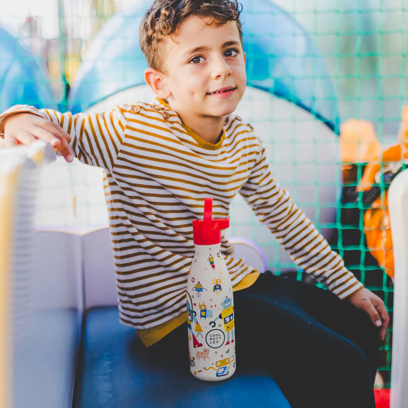 Cool Bottles™ Kids Playland Series – Messy Robots (350 ml)