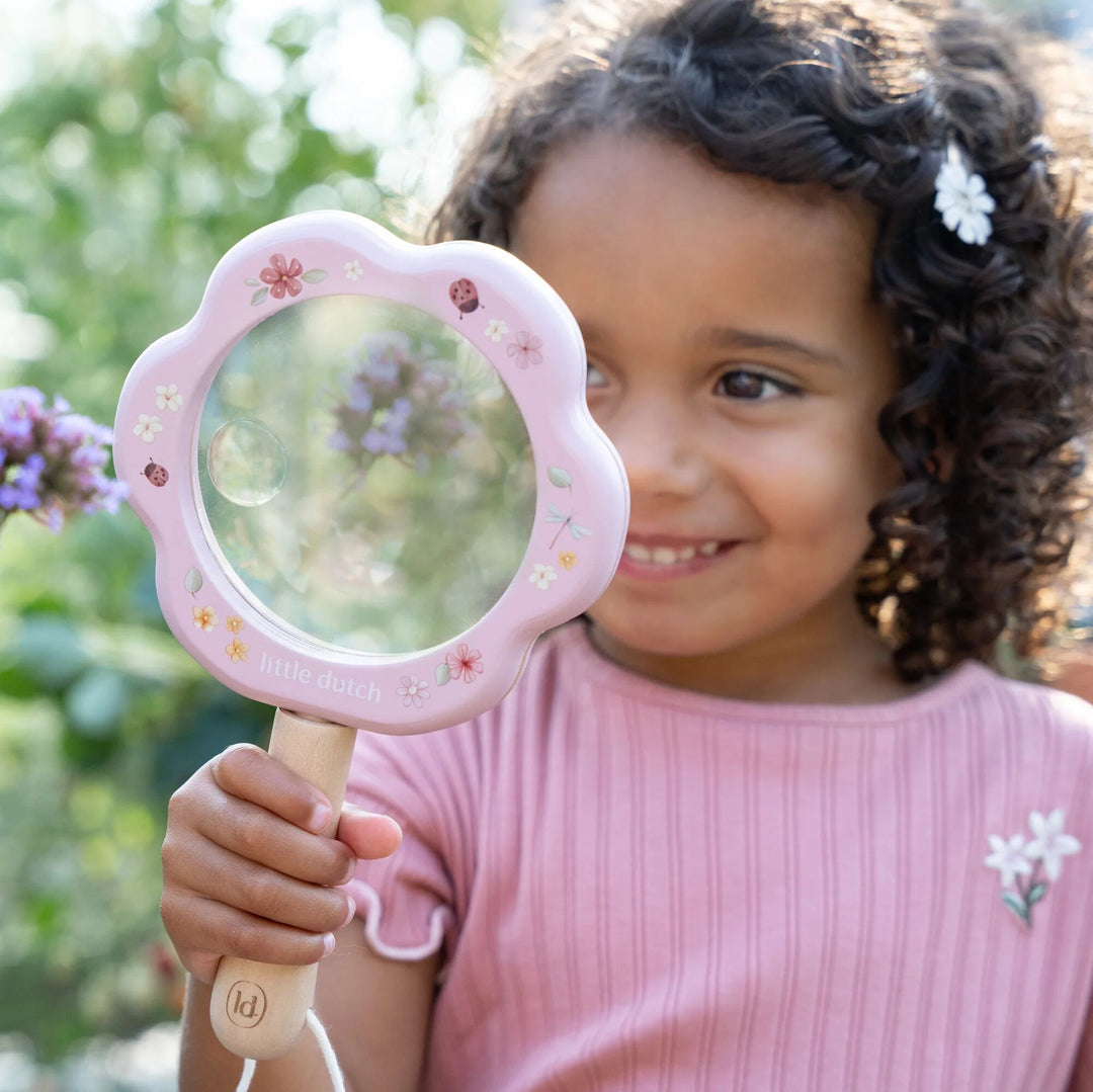 Little Dutch Wooden Garden Magnifying Glass – Fairy Garden