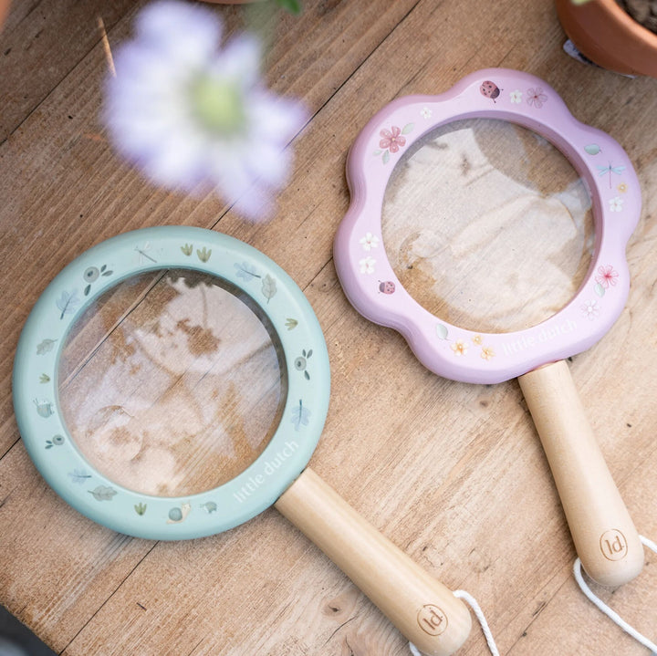 Little Dutch Wooden Garden Magnifying Glass – Forest Friends