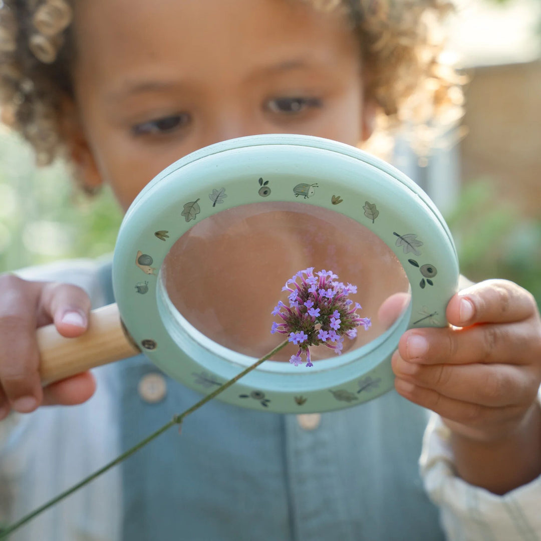 Little Dutch Wooden Garden Magnifying Glass – Forest Friends