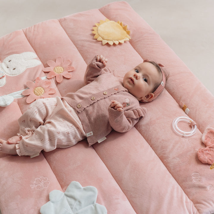 Little Dutch x Miffy Soft Baby Playmat – Lucky Blossom