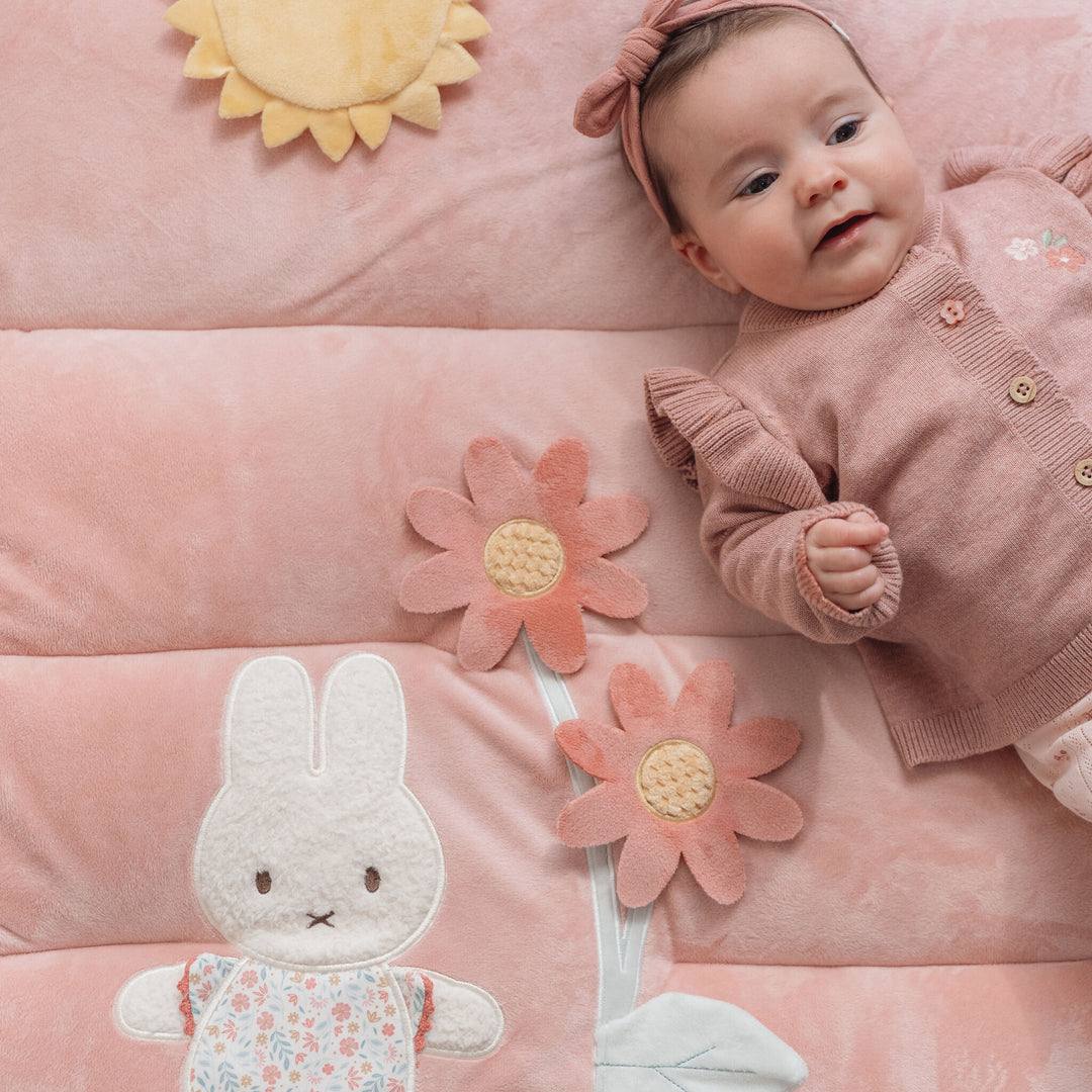 Little Dutch x Miffy Soft Baby Playmat – Lucky Blossom