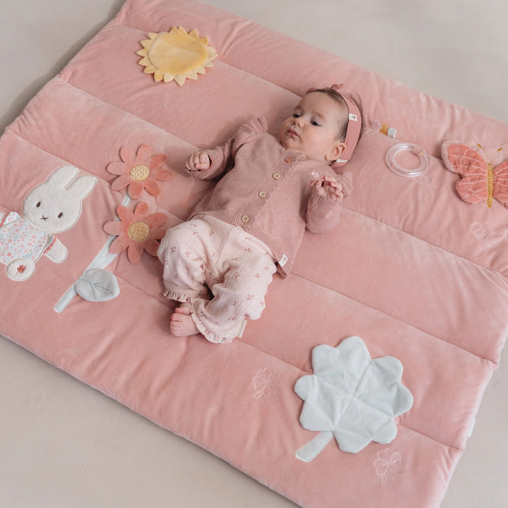 Little Dutch x Miffy Soft Baby Playmat – Lucky Blossom