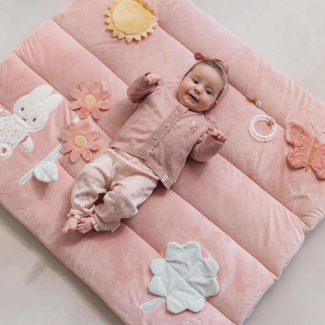 Little Dutch x Miffy Soft Baby Playmat – Lucky Blossom