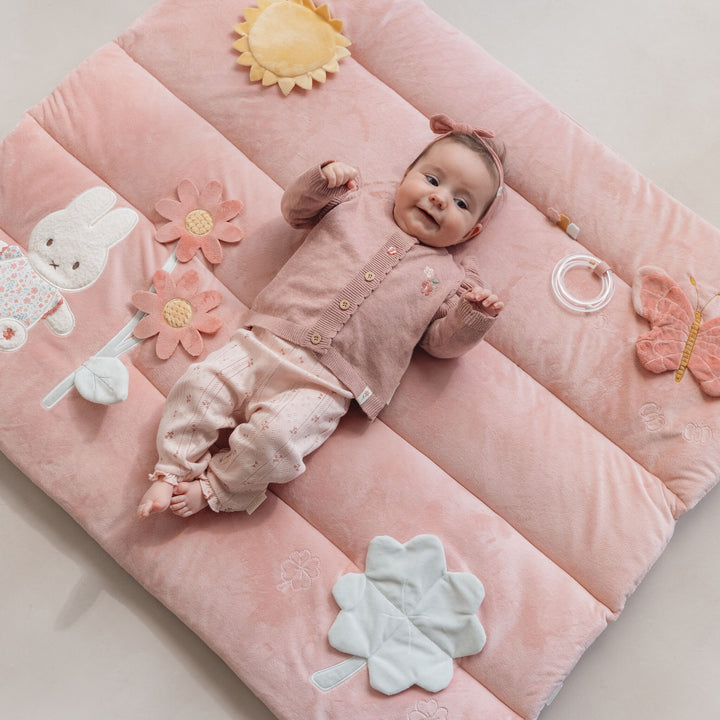 Little Dutch x Miffy Soft Baby Playmat – Lucky Blossom