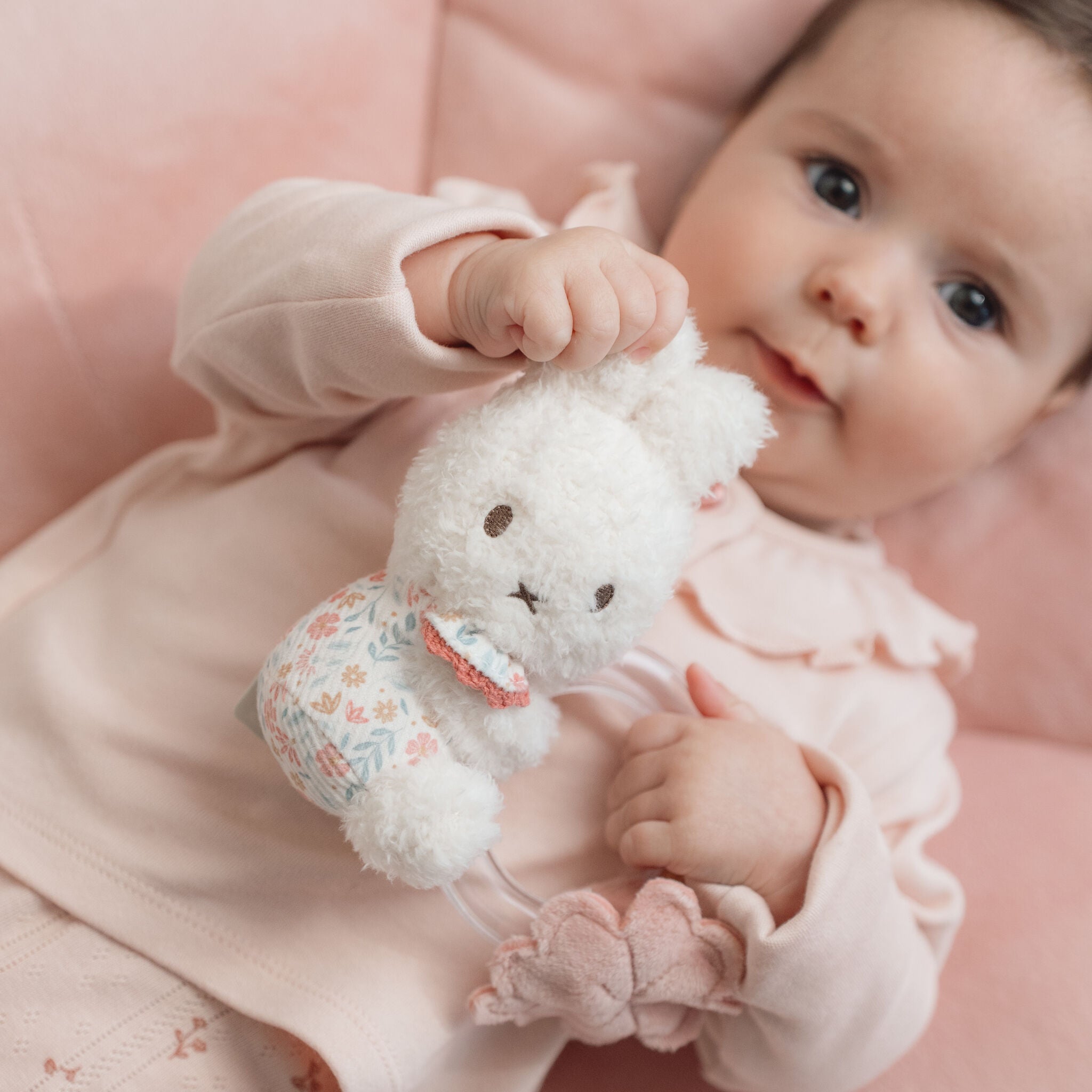 Little Dutch x Miffy Ring Rattle – Lucky Blossom