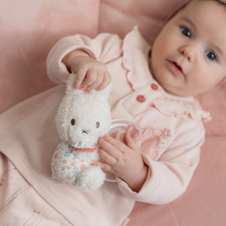 Little Dutch x Miffy Ring Rattle – Lucky Blossom