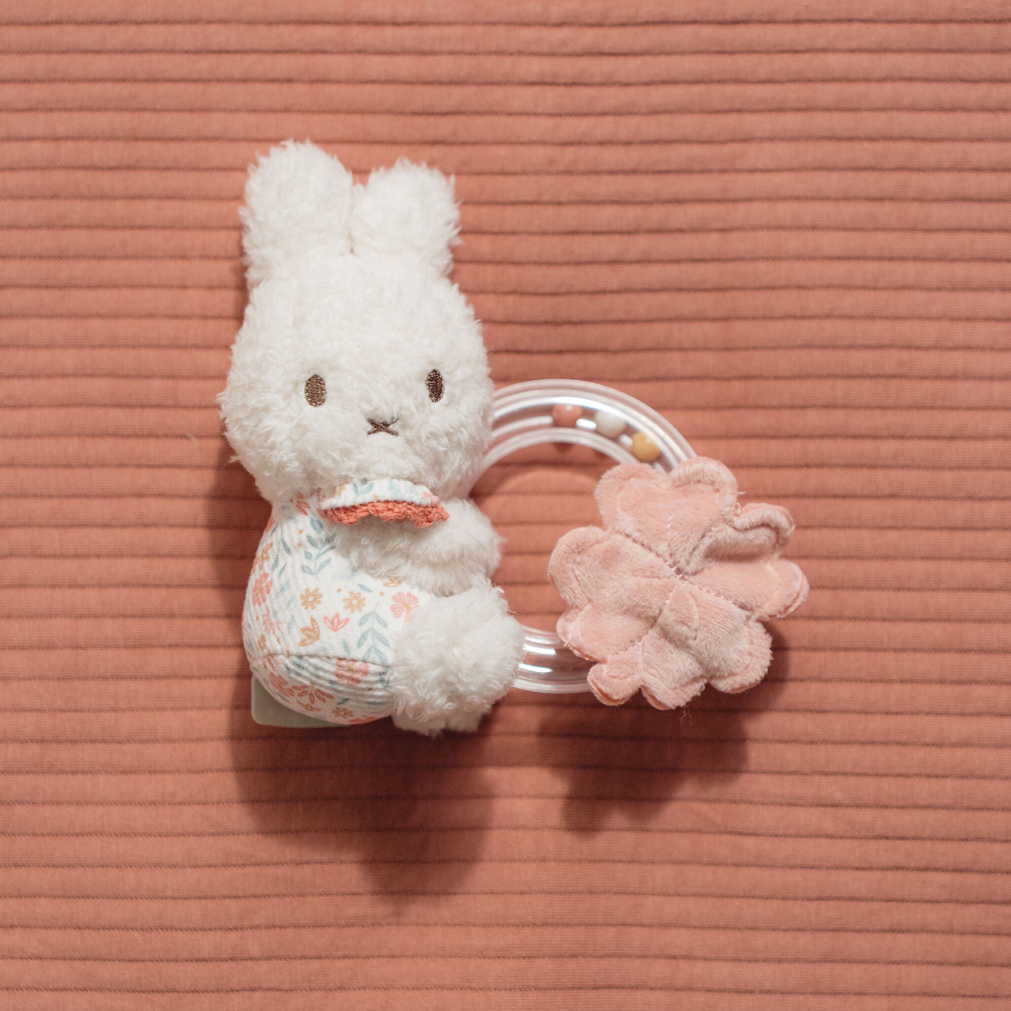 Little Dutch x Miffy Ring Rattle – Lucky Blossom
