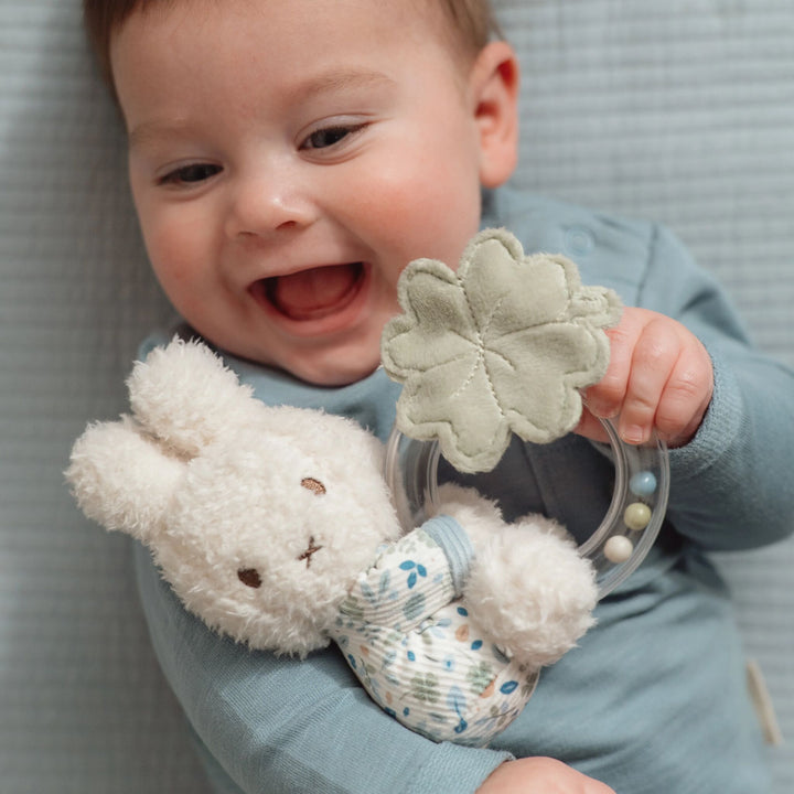 Little Dutch x Miffy Ring Rattle – Lucky Leaves
