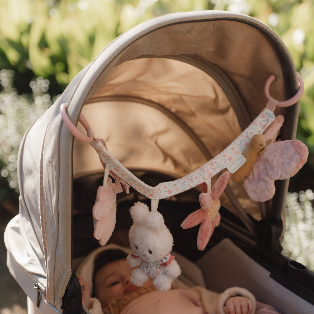 Little Dutch x Miffy Soft Activity Pram Chain – Lucky Blossom