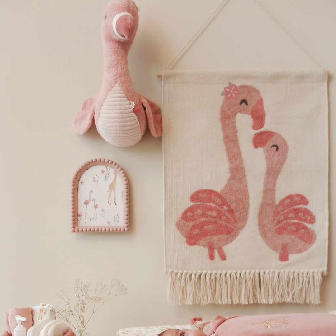 Little Dutch Safari Friends Animal Head – Flamingo