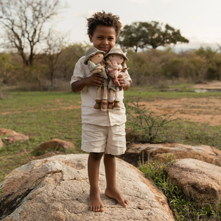 Little Dutch Cuddle Doll Safari Friends – Ranger Rosa