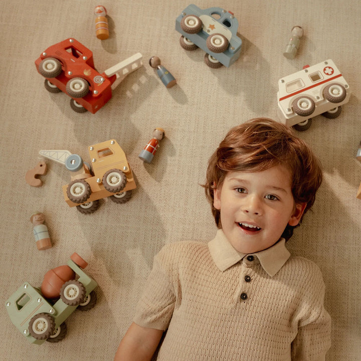 Little Dutch Wooden Fire Truck