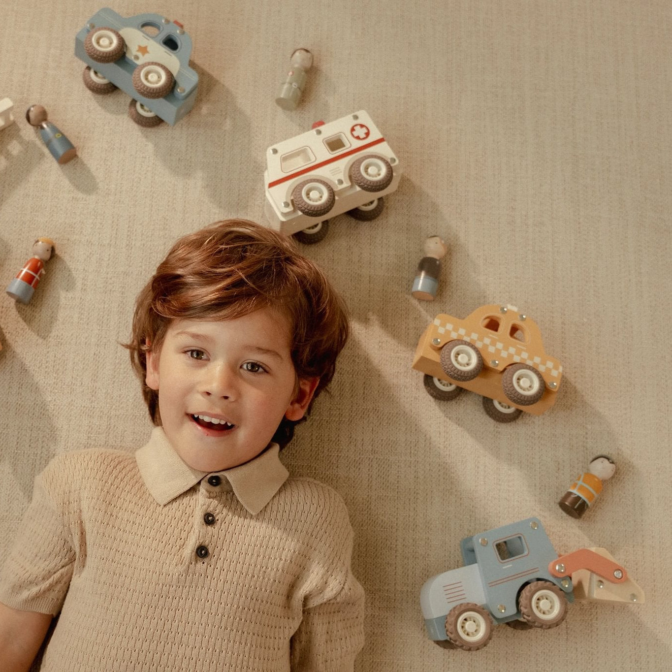 Little Dutch Wooden Police Car