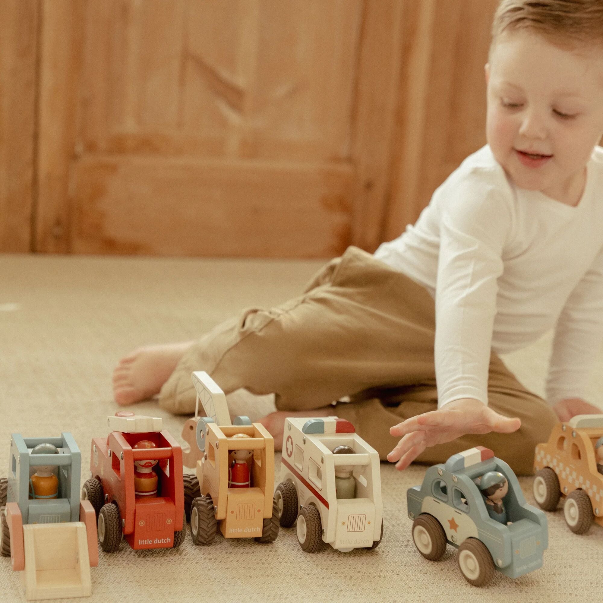 Little Dutch Wooden Ambulance