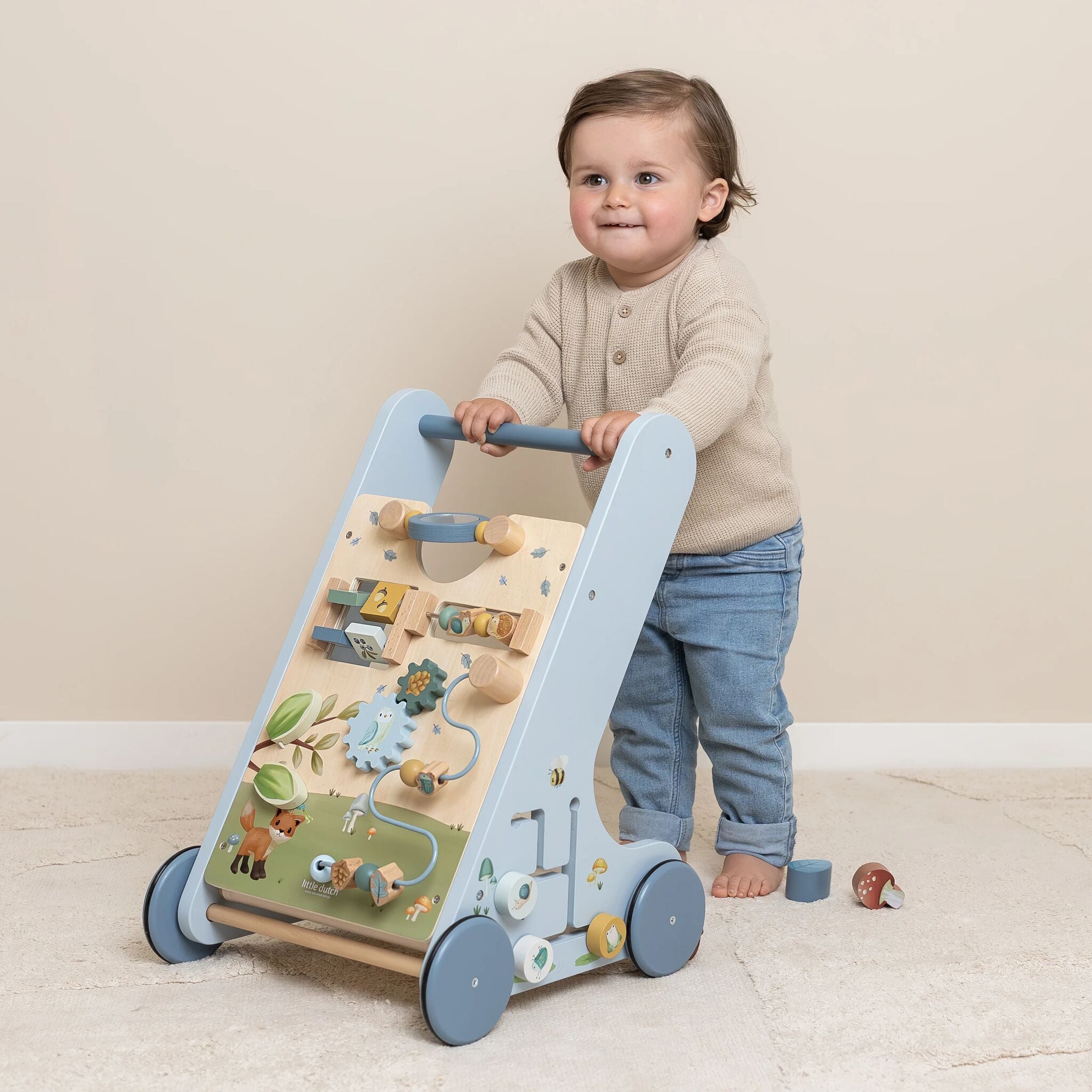 Little Dutch Multi-Activity Baby Walker – Forest Friends