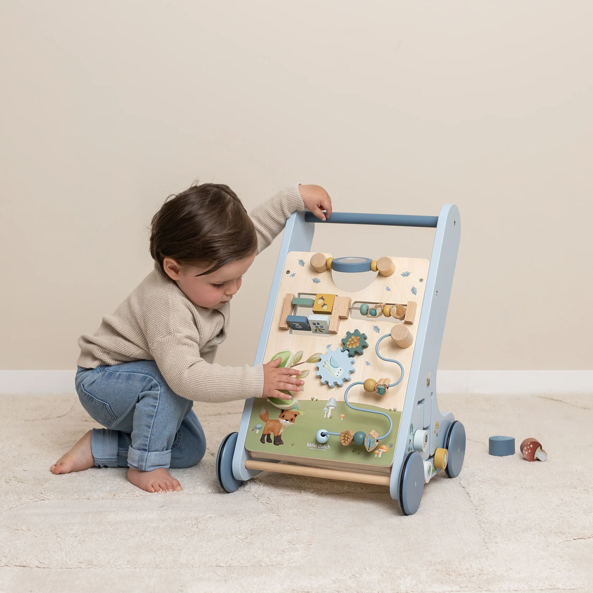 Little Dutch Multi-Activity Baby Walker – Forest Friends