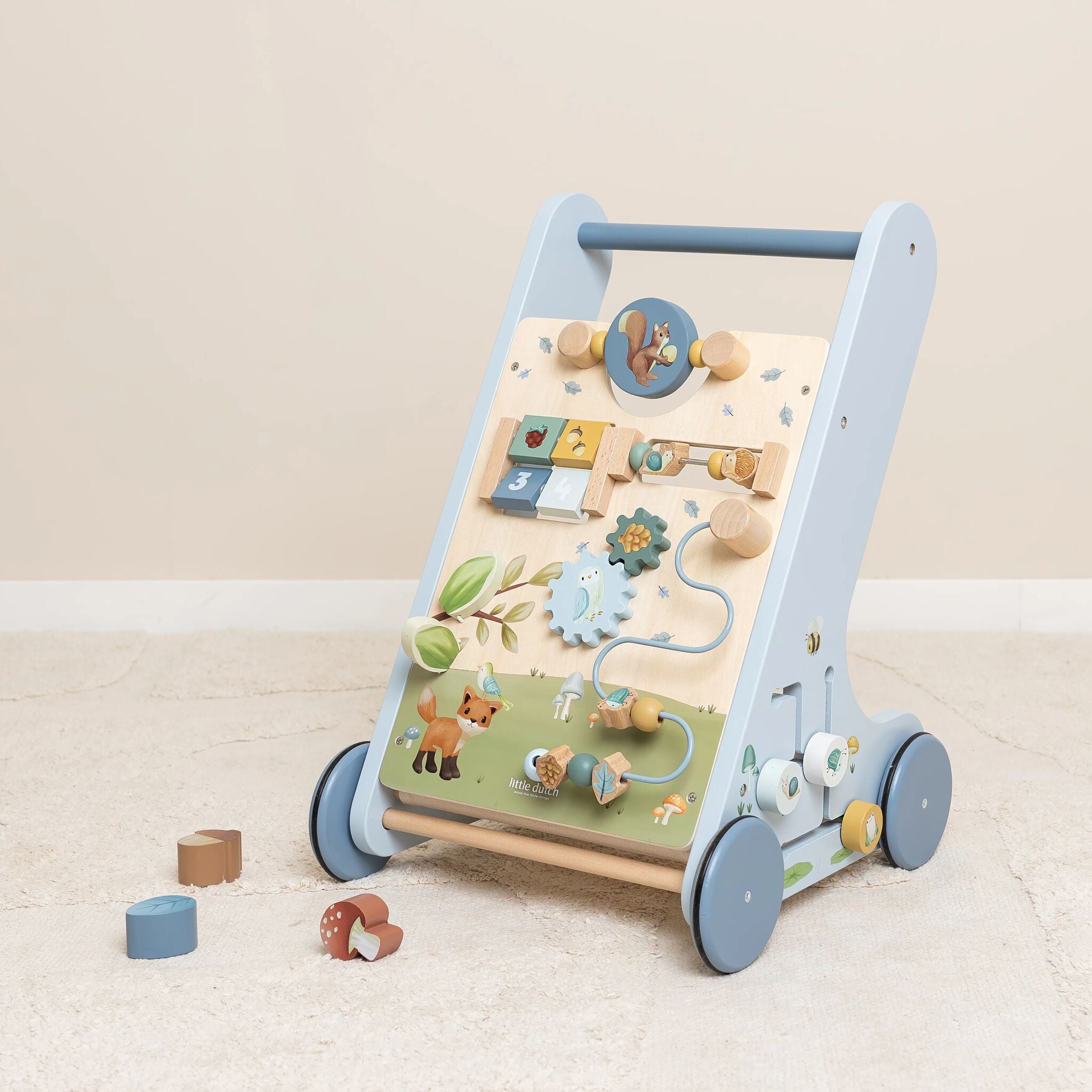 Little Dutch Multi-Activity Baby Walker – Forest Friends
