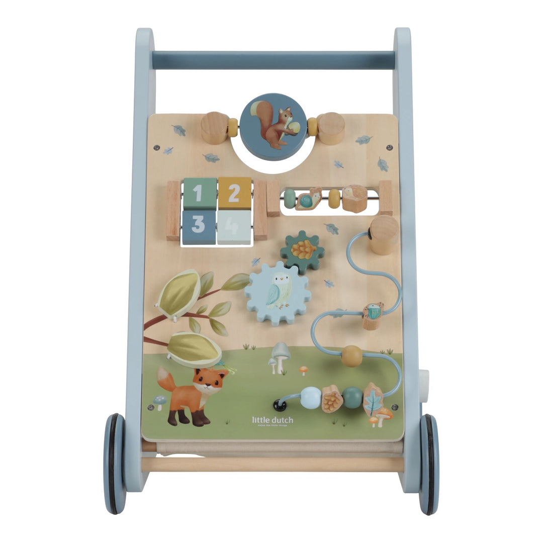 Little Dutch Multi-Activity Baby Walker – Forest Friends