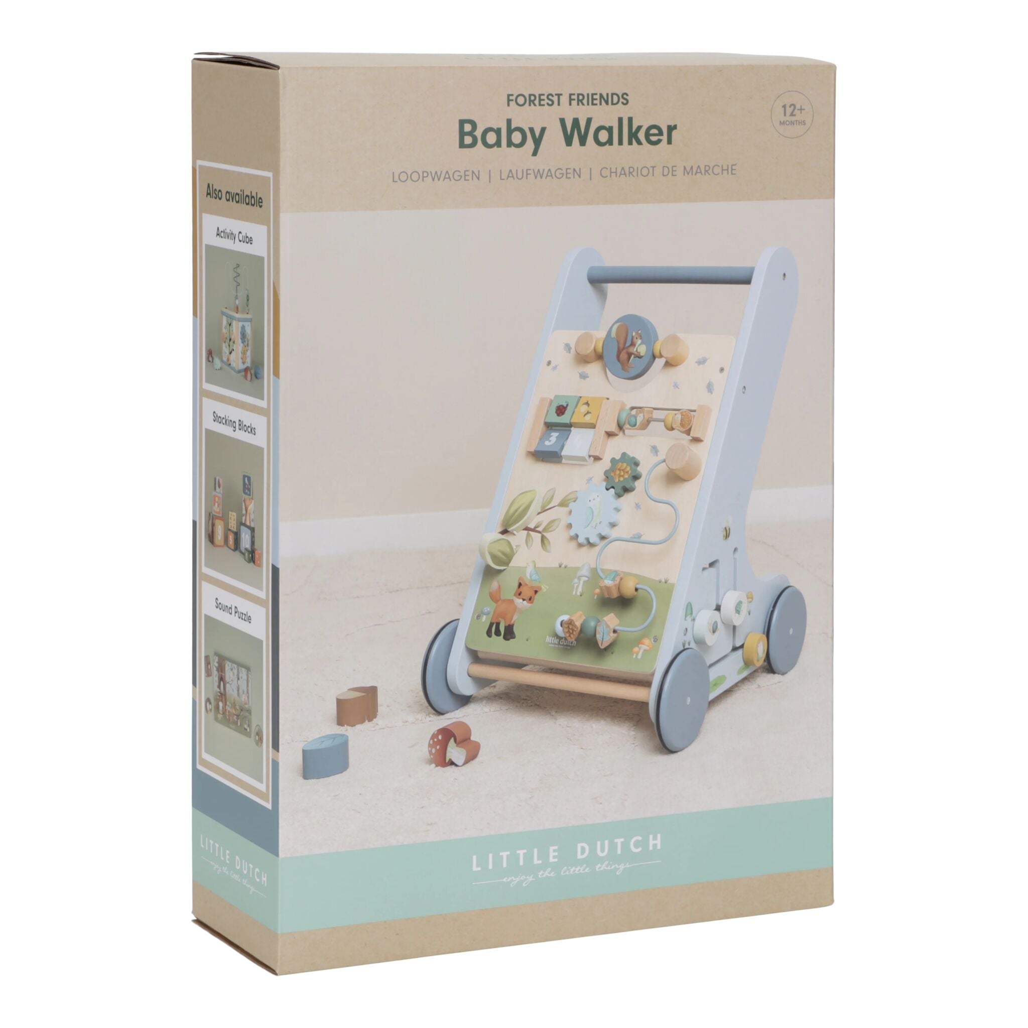 Little Dutch Multi-Activity Baby Walker – Forest Friends