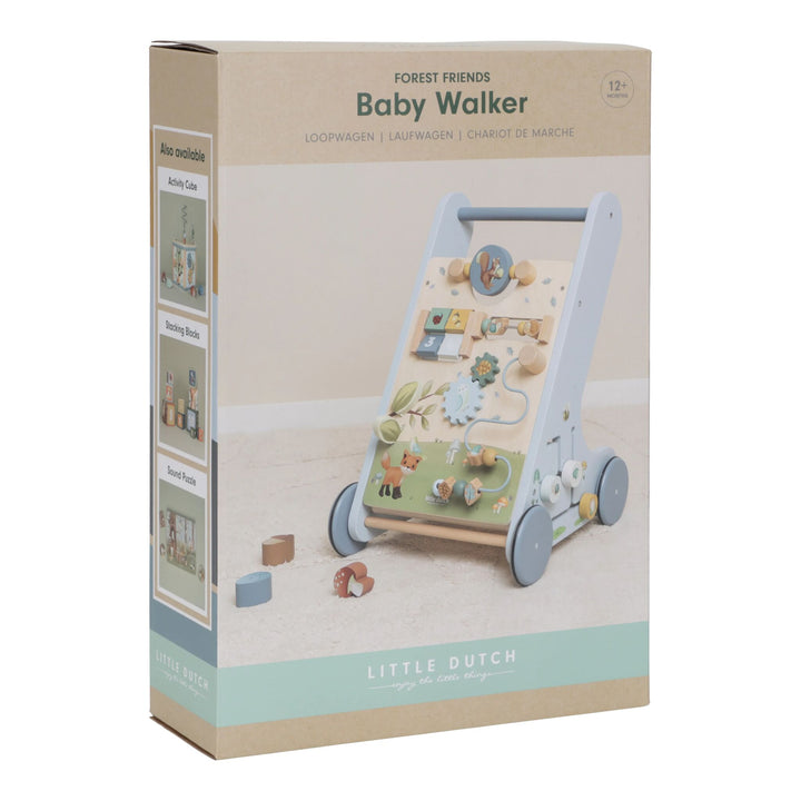 Little Dutch Multi-Activity Baby Walker – Forest Friends