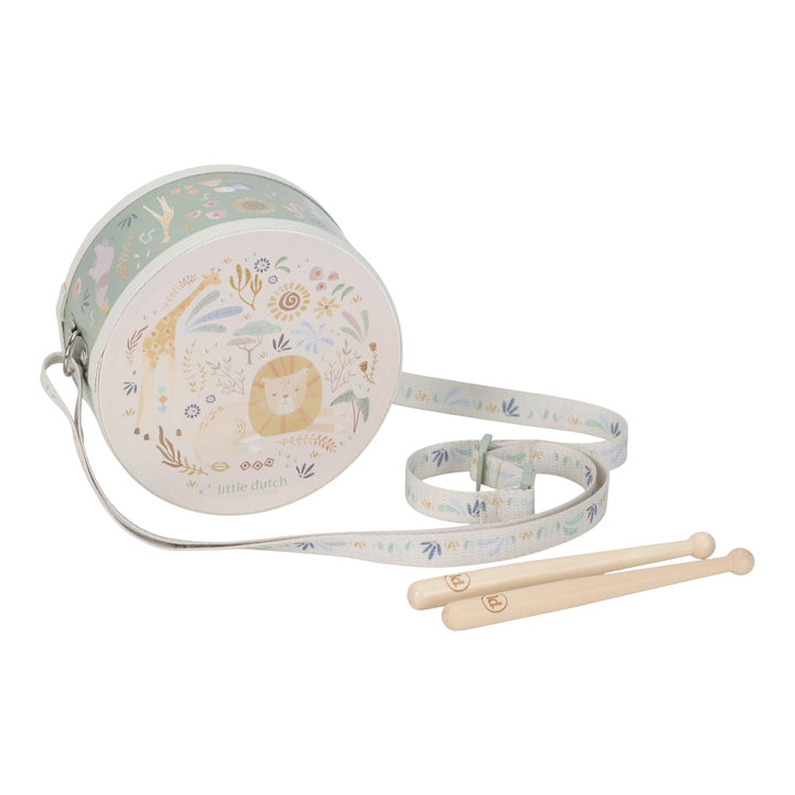 Little Dutch Safari Friends Music Drum – Green