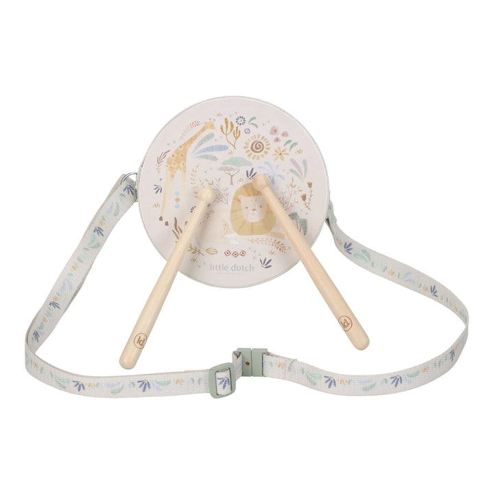 Little Dutch Safari Friends Music Drum – Green