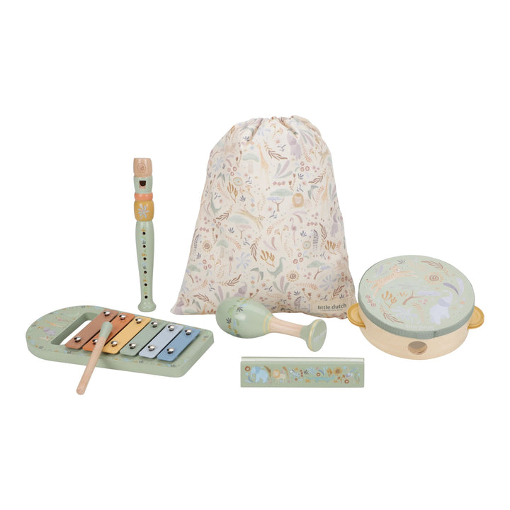 Little Dutch Safari Friends Music Set – Green