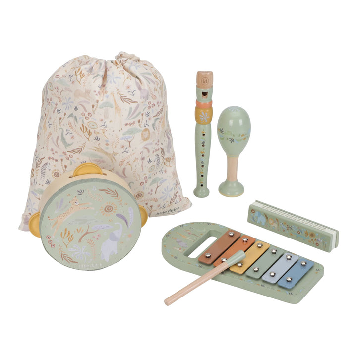 Little Dutch Safari Friends Music Set – Green