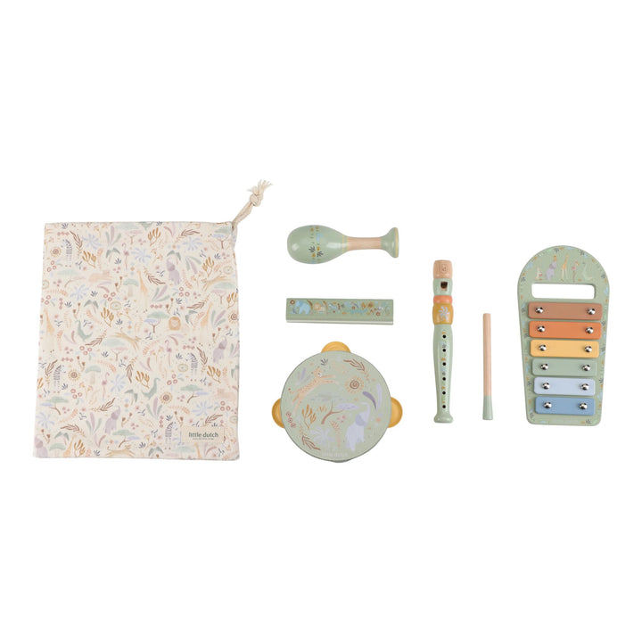 Little Dutch Safari Friends Music Set – Green