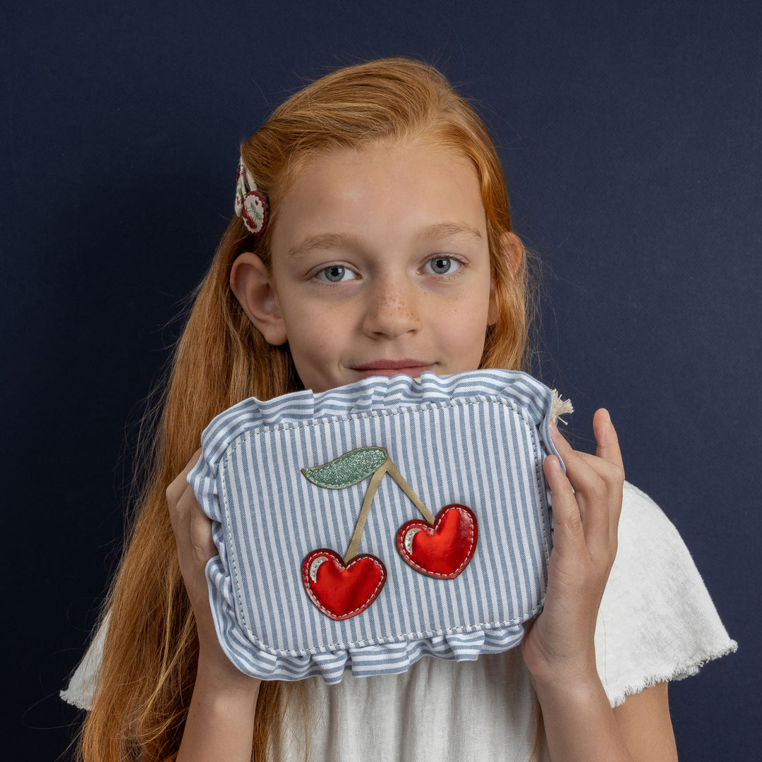 Mimi &amp; Lula Striped Cherry Bag