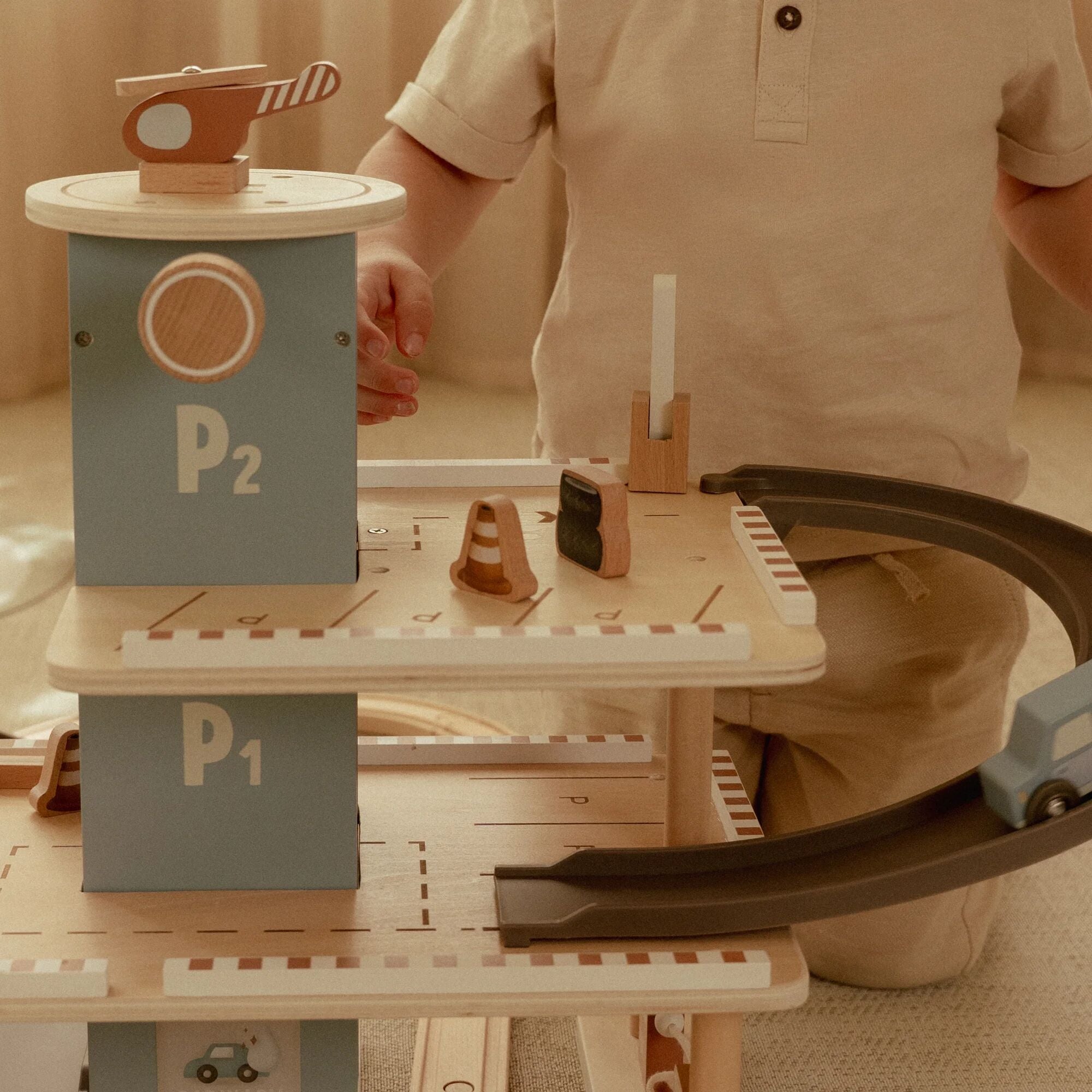 Little Dutch Wooden Parking Garage