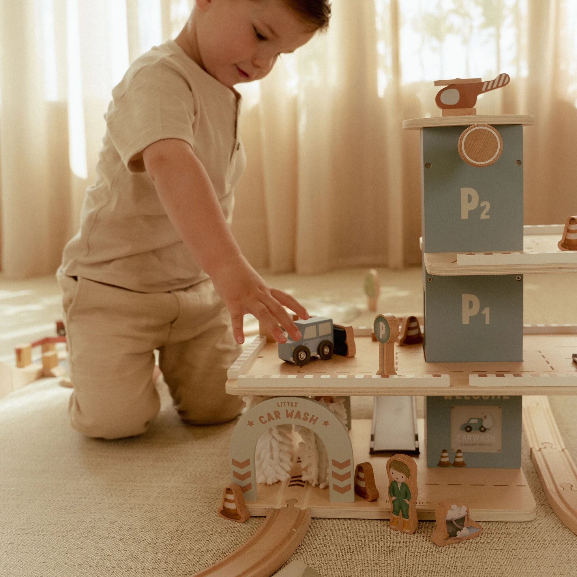 Little Dutch Wooden Parking Garage